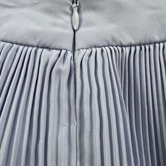 Idem Ditto Pleated Flowy Wide Leg Feminine Shorts Sky Blue Fully Lined Size S - Picture 7 of 10